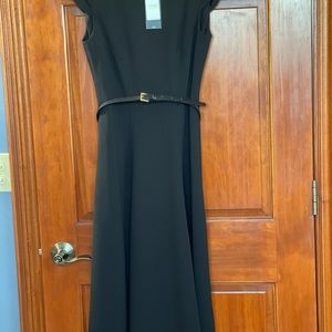 Tommy Hilfiger Black Belted Dress